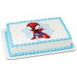 MARVEL Spidey and His Amazing Friends Spidey Web Edible Cake Topper image Supply