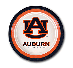 Auburn University 7  Round Plates, 12ct For Sale