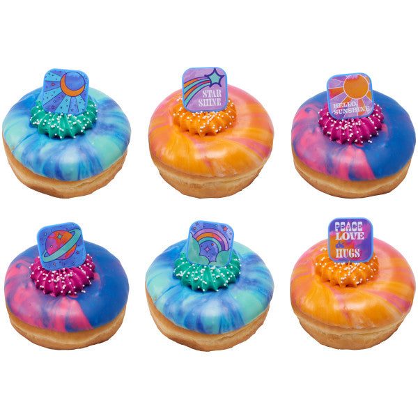 Peace, Love & Hugs Assortment Cupcake Rings Hot on Sale